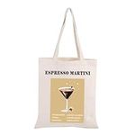 JXGZSO Espresso Martini Tote Bag Es