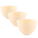 COHEALI 3pcs Bowl Spa Bowls for Facials DIY Bowl Facial Mixing Bowl Dipping Dishes Bowls Manicure Kit Silicone Cream Bowl Manicure Tools Sheet The Silica Gel