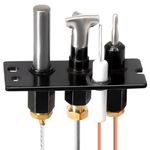 Hiorucet 4021-737 Propane Gas (LP) Pilot Assembly Kits for Quadrafire, Heatilator and Heat N Glo Gas Fireplaces, Heat N Glo Pilot Assembly 485-511A with Thermocouple, Thermopile and Pilot Tubing.