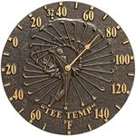 Whitehall Products Golfer Thermometer, French Bronze