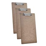 Acrimet Professional Legal Size Clipboard - Low Profile Clip, Hardboard, Smooth Finish, FSC Certified (3 Pack)