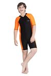 Rovars U2301 Boys Black Orange - 5-6Yrs