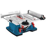 Bosch Professional Table Saw GTS 10 XC (110 V, incl. 1 x Circular Saw Blade, Dust Extraction Adapter, Parallel and Angle Guide, Push Stick)
