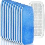 Ziliny 10 Pcs 12.875 x 5.5 Inches RV AC Filter Air Filter for Air Conditioner, Blue