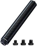 CRICAL Carbon Fiber Pool Cue Extension 8 Inch Billiard Cue Extension with 3 Bumpers Billiard Accessories