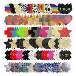 IKAXON Nipple Covers Disposable,Invisible Pasties Multi Design of Waterproof Nipple Stickers for Women, Black, One Size