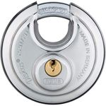 ABUS 82091 220/70 Discus Padlock Silver