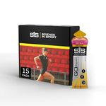 Science In Sport GO Isotonic Energy Gels, Running Gels with 22g Carbohydrates, Low Sugar, Fruit Salad Flavour, 60ml Per Serving (15 Pack)