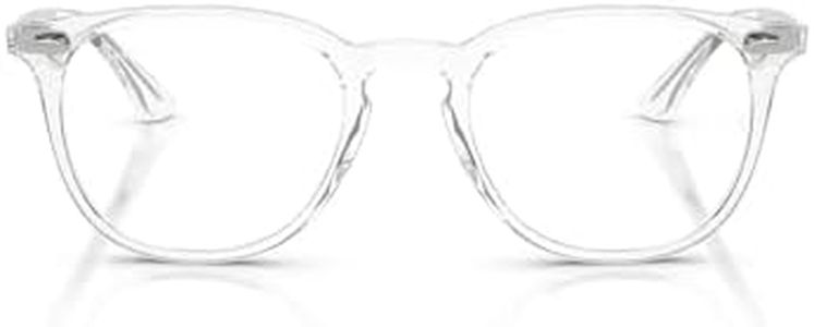 Ray-Ban RX7159 Round Prescription Eyewear Frames, Transparent/Demo Lens, 52 mm
