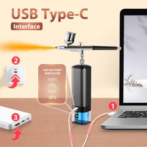 YF YOUFU Cordless Airbrush Kit – Rechargeable Portable Spray Tool