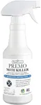 Mite Killer Spray by Premo Guard – 32 oz – Treatment for Dust Spider Bird Rat Mouse Carpet and Scabies Mites – Fast Acting 100% Effective – Child & Pet Safe – Best Natural Non-Toxic Formula