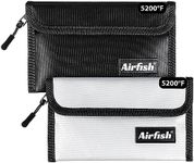 Airfish 2 Pack Fireproof Bag, 8 x 5