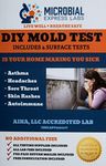 Microbial Express Labs DIY Mold Test Kit (4 Tests). Shipping/Lab Fees Included. AIHA Accredited and Texas Licensed.