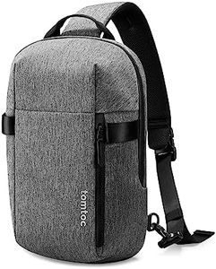 tomtoc Compact EDC Sling Bag, Minimalist Chest Shoulder Crossbody Bag for 13-inch New MacBook Air M3 2024, 13-inch MacBook Pro, Small Daypack for Daily Use, Work- S Size