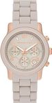 Michael Kors Women Analog Quartz Watch with Mixed Strap MK7386