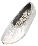 Beck Girl's Basic 071 Gymnastics Shoes, Silver, 12.5 UK Child