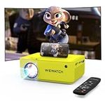 WEWATCH Mini Projector, Bluetooth Projector Native 1080P Full HD, 8500L Portable Outdoor Movie Projector, Home Theater Video Projector Compatible with TV Stick,Smartphone,Laptop,PS5,HDMI,USB,AV,VGA
