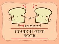 Coupon Gift Book: 50 Gift Vouchers (20 Prefilled & 30 Blank) - Perfect For Couples, Friends & Family - Great Gift Idea For Valentine's Day, Birthdays, Christmas & More