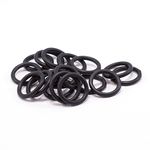 BodyJewelryOnline O-Ring Package of 20 Black Rubber Perfect for Tunnels Plugs and Tapers, Also for Any Piercing Retainer Eyebrow, Labret, Industrial, Cartilage