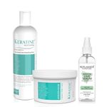 Keratin Professional Keratin Post Treatment Shampoo & Conditioner | Sulphate & Paraben Free | For Keratin Treated Hair | Smoothens, Repairs & Adds Shine | Salon Quality Keratin Hair Care Combo (500ml pack of3)