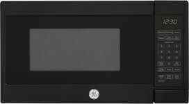 GE GCST07N1WBB Microwave Oven, 700-watt 6 Auto Cooking Settings, Kitchen Essentials for The Countertop, Dorm Room or Apartment, Child-Lock Technology 0.7 Cu. Ft, Black