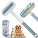 Pet Hair Removal Tool, Dog and Cat Hair Remover for Couch Carpet Furniture, 4 in 1 Multifunctional Pet Hair Removal Broom, Cleaning Brush for Window Tile, Reusable Washable, 1 Piece