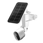 2-in-1 Gutter Mount for Arlo Solar Panel/Arlo Pro 3/Arlo Ultra/Arlo Ultra 2/Arlo Essential/Arlo Pro 4 /eufyCam Outdoor Mount Accessories for Arlo pro 4 and Arlo Solar Panel (White 1Pack)