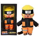 Bandai Monchhichi Naruto Shippuden Plush Toy – 80s Iconic Monkey Soft Plush Toy 20 cm for Children and Adults – Children's Toy 2 Years and Above – SE241088