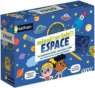 Nathan - Mission Labo Espace - Expérimente, Observe, Comprends - Jeu Educatif - Expériences Faciles, Amusantes et Sûres - A Jouer Seul ou en Famille - Pour Enfants à partir de 6 ans