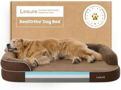 LE SURE RealOrtho™ XL Plus 3-Layer Orthopedic Extra Large Dog Bed,48" Brown