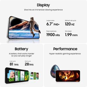 Samsung Galaxy S24 FE Smartphone, 256GB – Blue