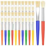 Paint Brushes, Anezus 50 Pcs Kids Paint Brushes Bulk Toddler Paint Brushes Set with Big Round Paint Brush and Large Flat Paint Brushes for Preschool Children Painting Party Supplies