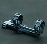Viiko 30mm Scope Mount Cantilever High Profile 1.54 inch Hyper Extended Mount Cantilever Upper Position Mount 30mm/1 Inch Adaptor,High Strength Aluminum (Black)