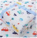 Tickle Tums -100% Cotton Muslin Baby Blanket 6 Layer Soft Blanket Muslin Blanket for Kids Baby Infants Baby Swaddle Muslin Blanket for Baby Perfect Baby Blanket for New Born 110cm x110 cm 0-4 Years