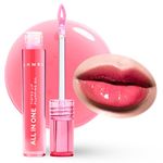 Lamel -401 Matte All-In-One Lip Tinted Oil - Peachy Lip Plumper, Infused With Jojoba Oil & Vitamin E, Long-Lasting Healthy Looking Lips, Nourishing & Repairing, Paraben-Free Moisturizer - 3Ml