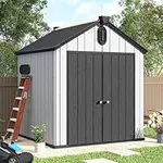 UDPATIO 6x6 FT Resin Storage Shed, 