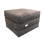 MyLayabout Adult Memory Foam Jumbo Cord GREY Z bed/Chair/Foot Stool/Pouffe