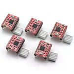 BAIAI 3D Printer HR-A4988 Driver Board 3D Printer Accessories Ramps 1.4 A4988 Stepper Motor Driver with Heat Sink (Pack of 5) Electronic Components Electronic Hobby Kit