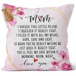 Kies CROWNLY CRYSTAL® (Double-Sided) Gifts for Mum Birthday Gifts for Mum from Daughter Cushion Covers 18x18 Inch Mum Gifts from Son Happy Birthday Mummy Gifts Gift Ideas for Mums