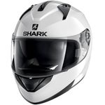 SHARK RIDILL BLANK Motorcycle Helmet, White, Size S