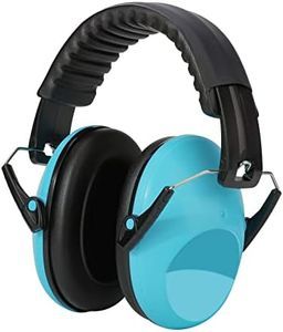 Kriogor Kids Ear Defenders, Noise Cancelling Headphones Autism Passive Sound-blocking Earmuffs 26dB SNR, Adjustable Children Ear Protection Earmuffs for Boys Girls Toddlers Aged 2+ Year Old (Blue)