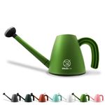 Watering Can, Watering Can for Indoor and Outdoor Plants Gallon Plastic (2L, Green)