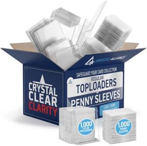 Regular Top Loaders for Cards & Card Sleeves 1000ct | Trading Card Sleeves Hard Plastic, Baseball Card Sleeves Soft, Ultra Sports & Plastic Card Sleeves, Ultra Clear Card Sleeve, TCG Card Sleeves.