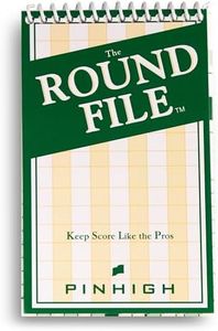 P I N H I G H The Round File Scorecard Booklet | Track Your Game Like a Pro | Sleek, Easy-to-Use Design | Track Your Key Stats, Analyze Your Performance | 1 Booklet, 25 Scoreboards