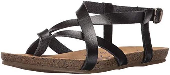 Blowfish Women's Granola Fisherman Sandal, Black Dyecut PU, 11 M US