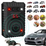 Ultrasonic Rodent Repellent for Car Engines, Pest Repeller Device Portable Mouse Blocker with Strobing Light 20240817