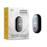 Breath Guard Buddy Breathalyzers for Alcohol - No Contact Portable Breathalyzer Keychain, Fast Accurate BAC Home Alcohol Test Alcohol Breathalyzer Tester with Easy USB-C Charging