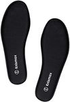 Knixmax Memory Foam Shoe Insoles for Women, Replacement Shoe Inserts for Sneakers Loafers Slippers Sport Shoes Work Boots, Comfort Cushioning Innersoles Shoe Liners Black EU 39