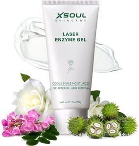 XSOUL Cooling Gel for Laser Hair Removal Device, Soothes & Moisturizes Skin After IPL Laser Hair Removal, SOPHORA ANGUSTIFOLIA and ROSA RUGOSA FLOWER OIL Extracts, 2.11OZ