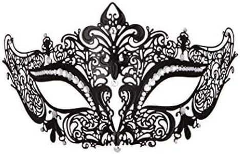 Masquerade Mask for Women Metal Mask Shiny Rhinestone Venetian Party Evening Prom Ball Mask Bar Costumes Accessory (Owl)